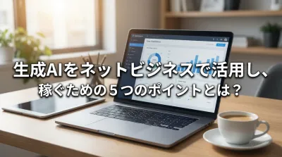 生成AIをネットビジネスで活用し、稼ぐための５つのポイントとは？