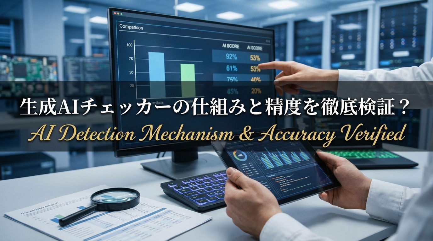 生成AIチェッカーの仕組みと精度を徹底検証？
