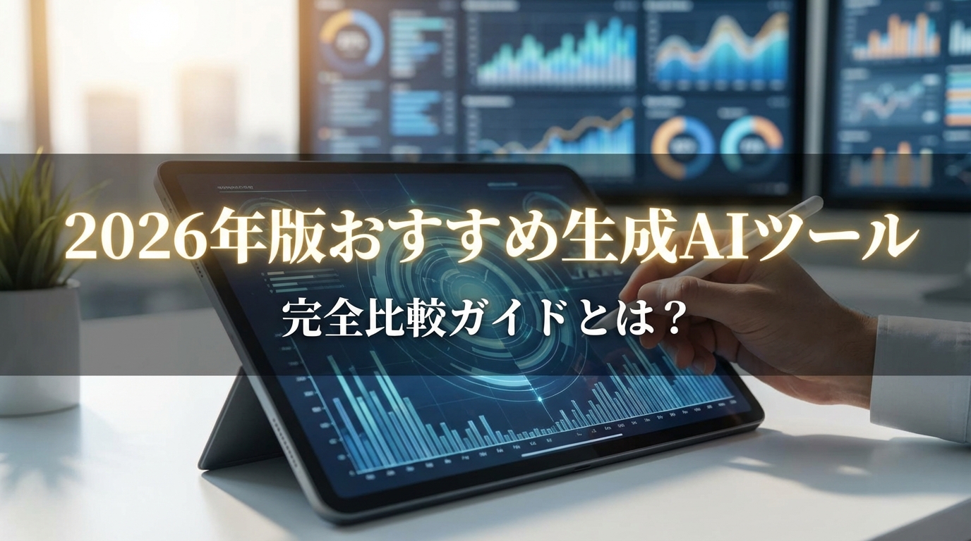2026年版おすすめ生成AIツール完全比較ガイドとは？