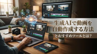 生成AIで動画を自動作成する方法とおすすめツールを徹底解説