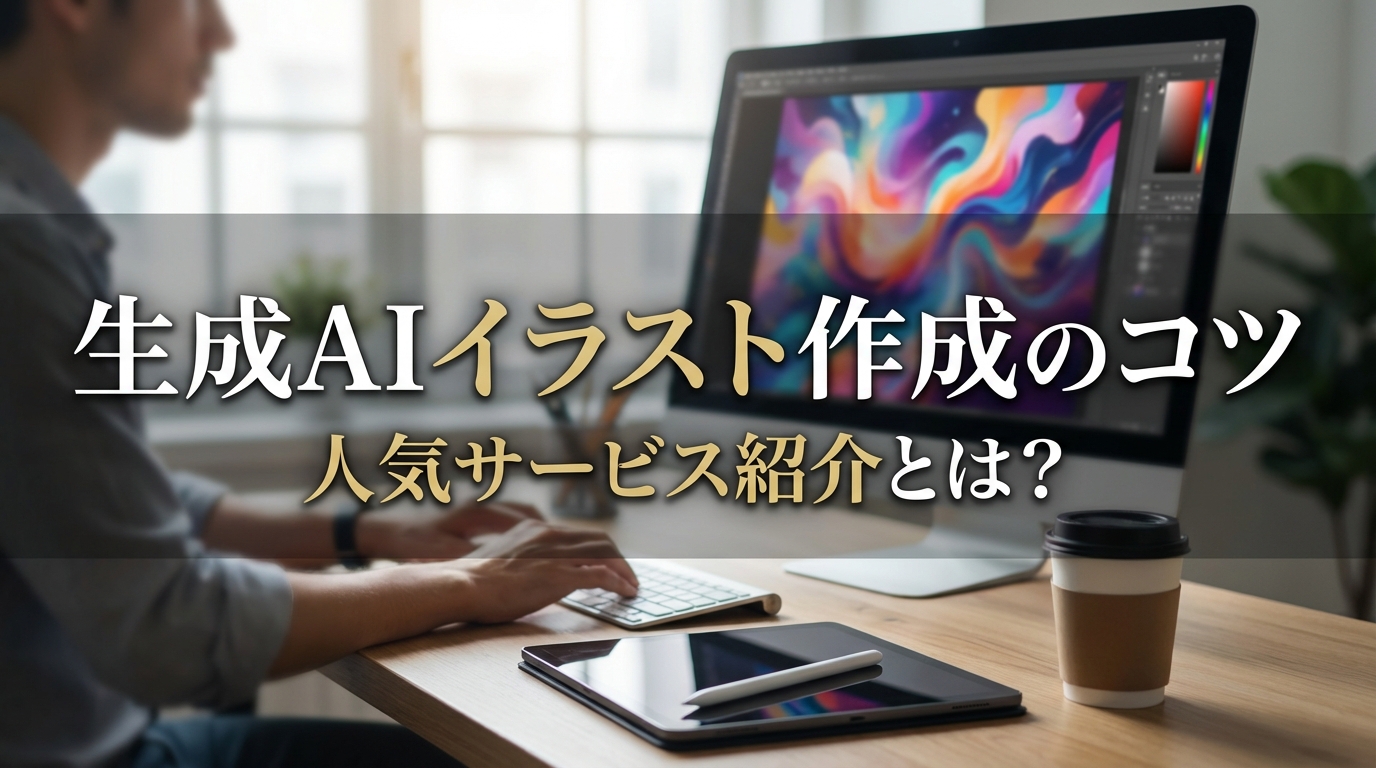 生成AIイラスト作成のコツと人気サービス紹介とは？