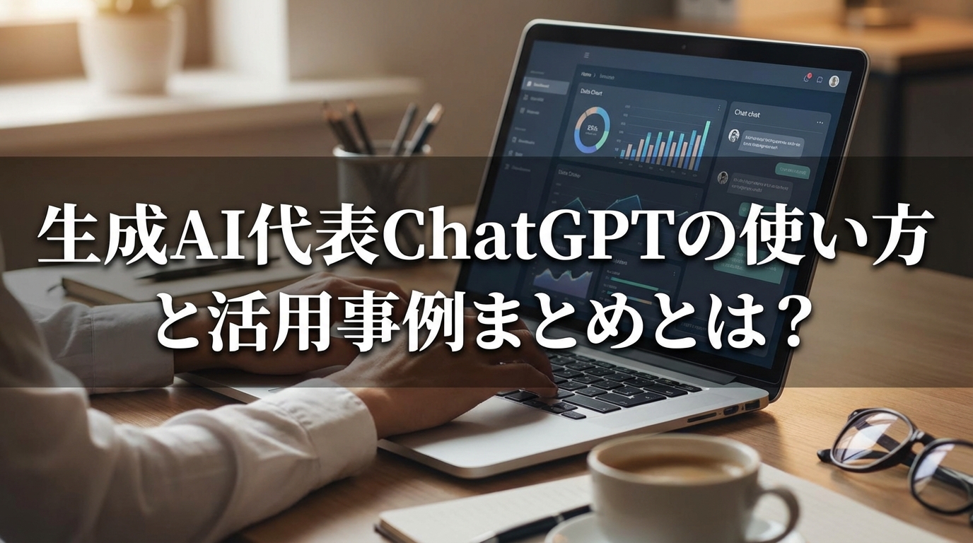 生成AI代表ChatGPTの使い方と活用事例まとめとは？