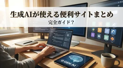 生成AIが使える便利サイトまとめ完全ガイド！ツールの特徴、選び方のポイントを詳しく解説