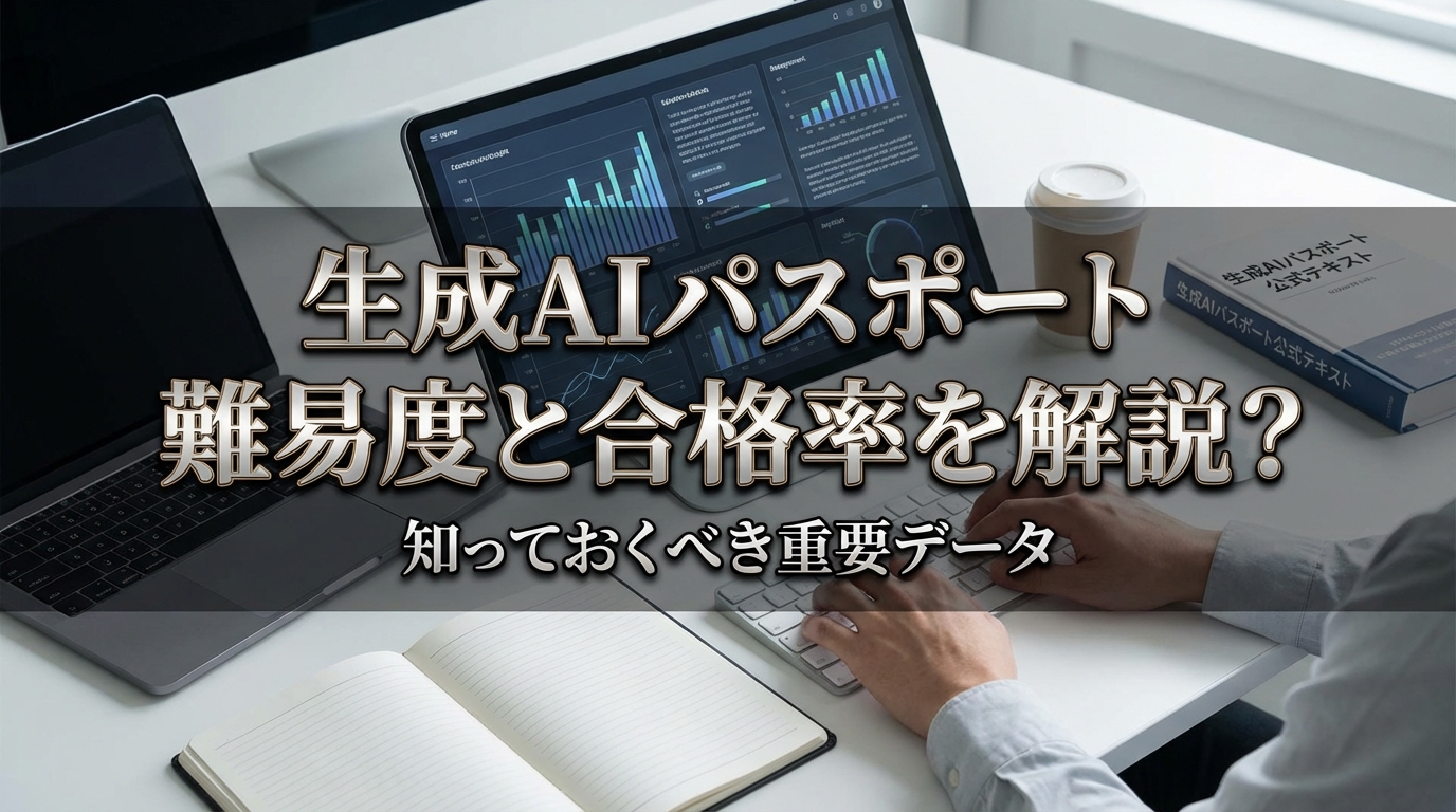 生成AIパスポート難易度と合格率を解説？