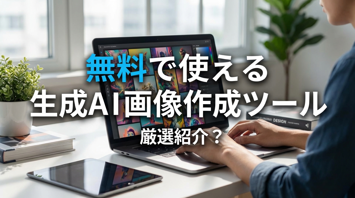 無料で使える生成AI画像作成ツール厳選紹介？