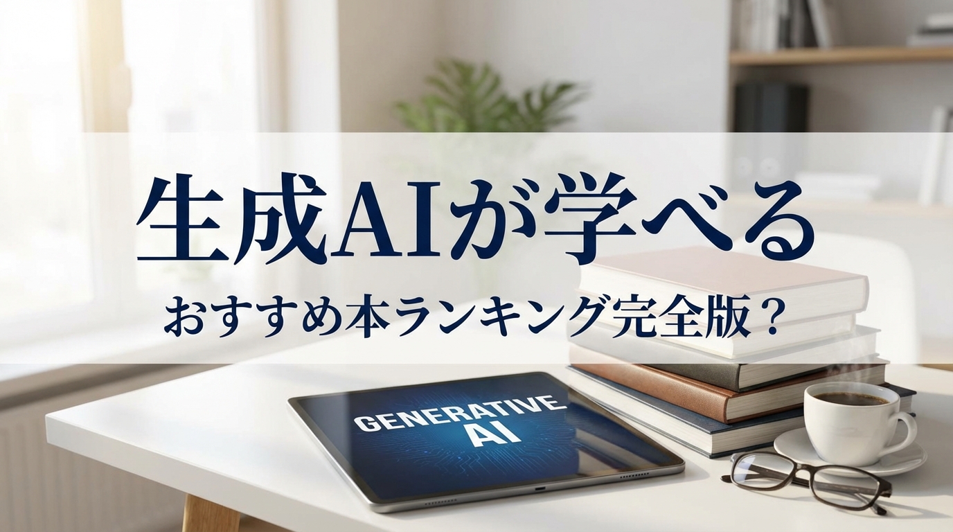 生成AIが学べるおすすめ本ランキング完全版？