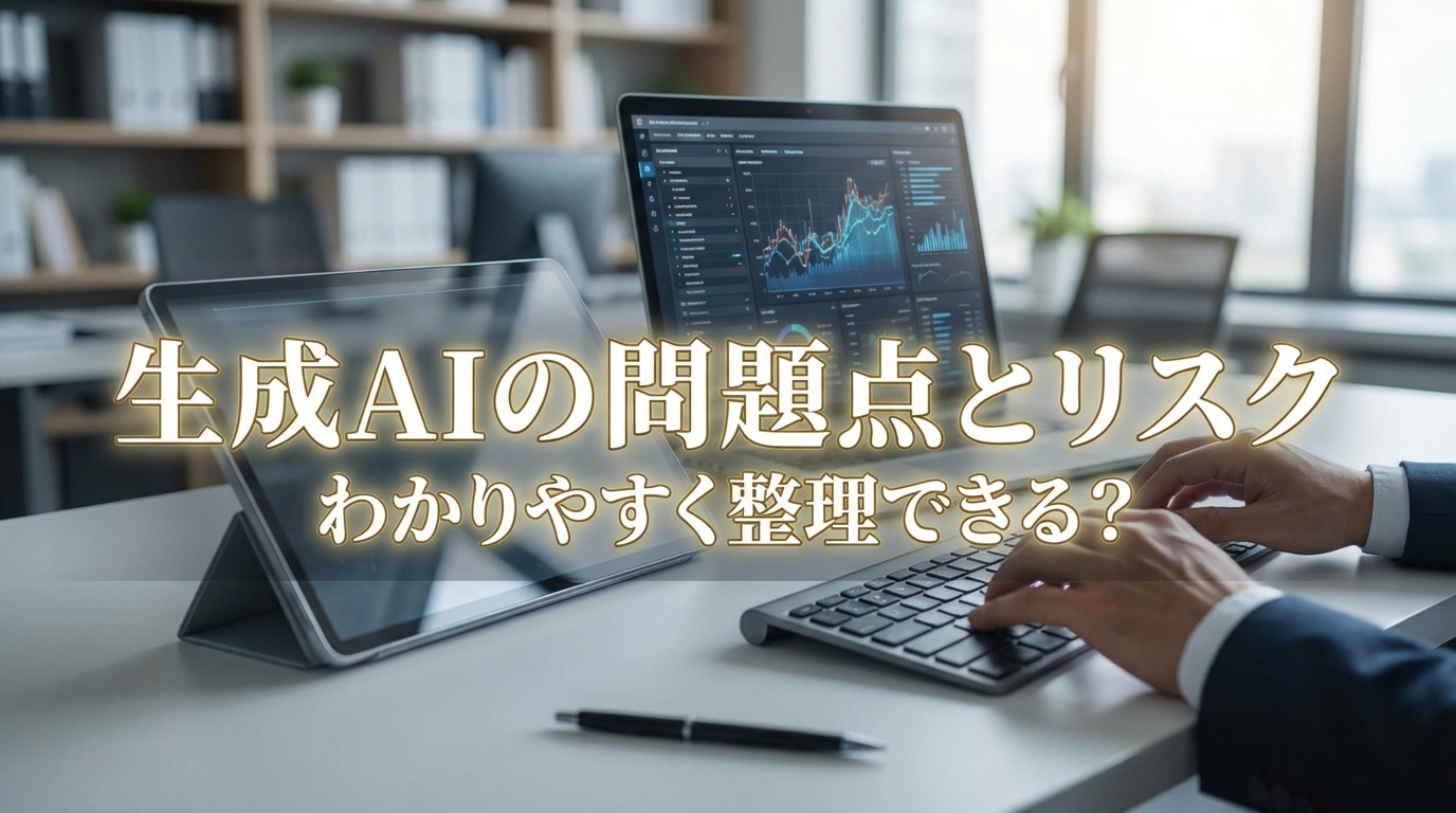 生成AIの問題点とリスクをわかりやすく整理できる？