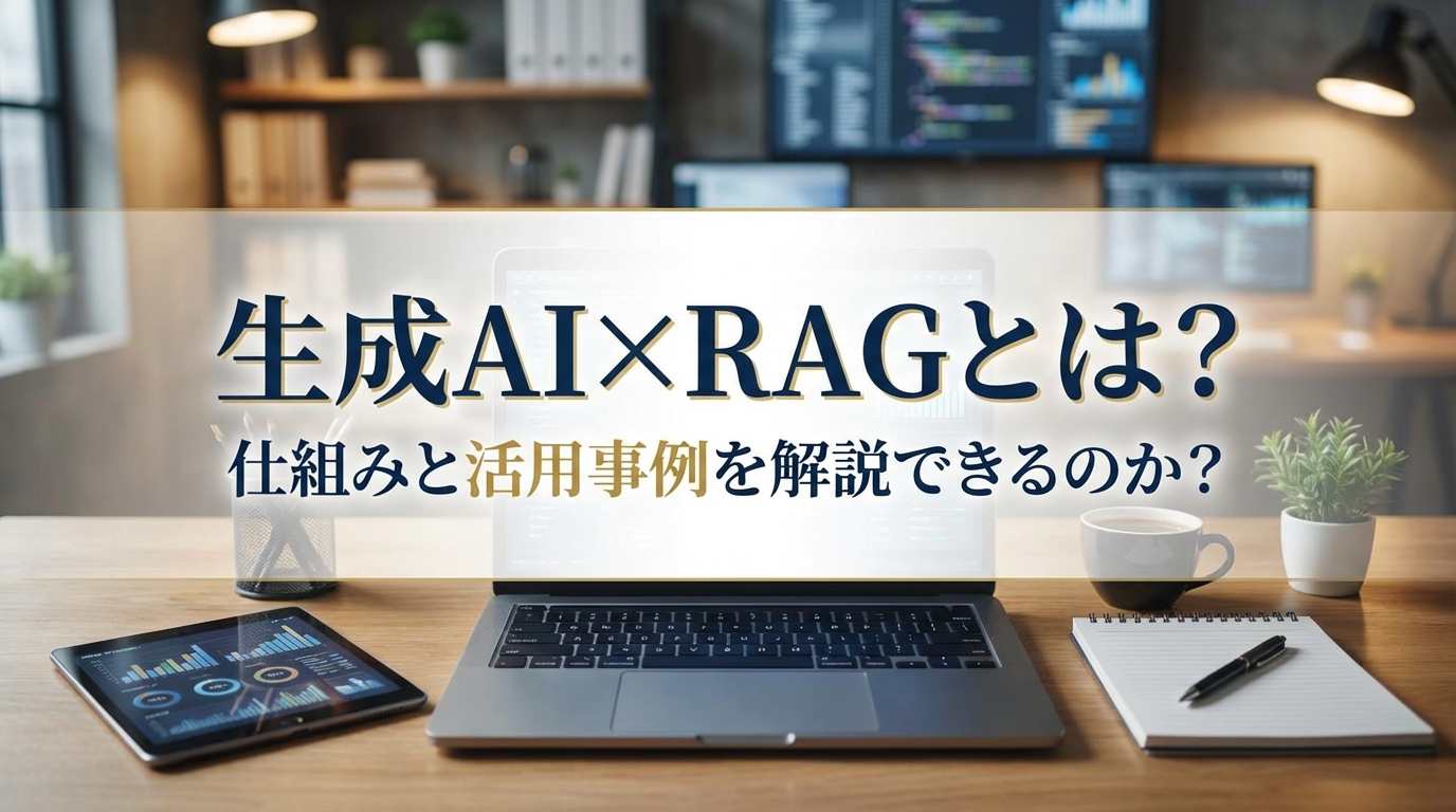 生成AI×RAGとは？仕組みと活用事例を解説できるのか？