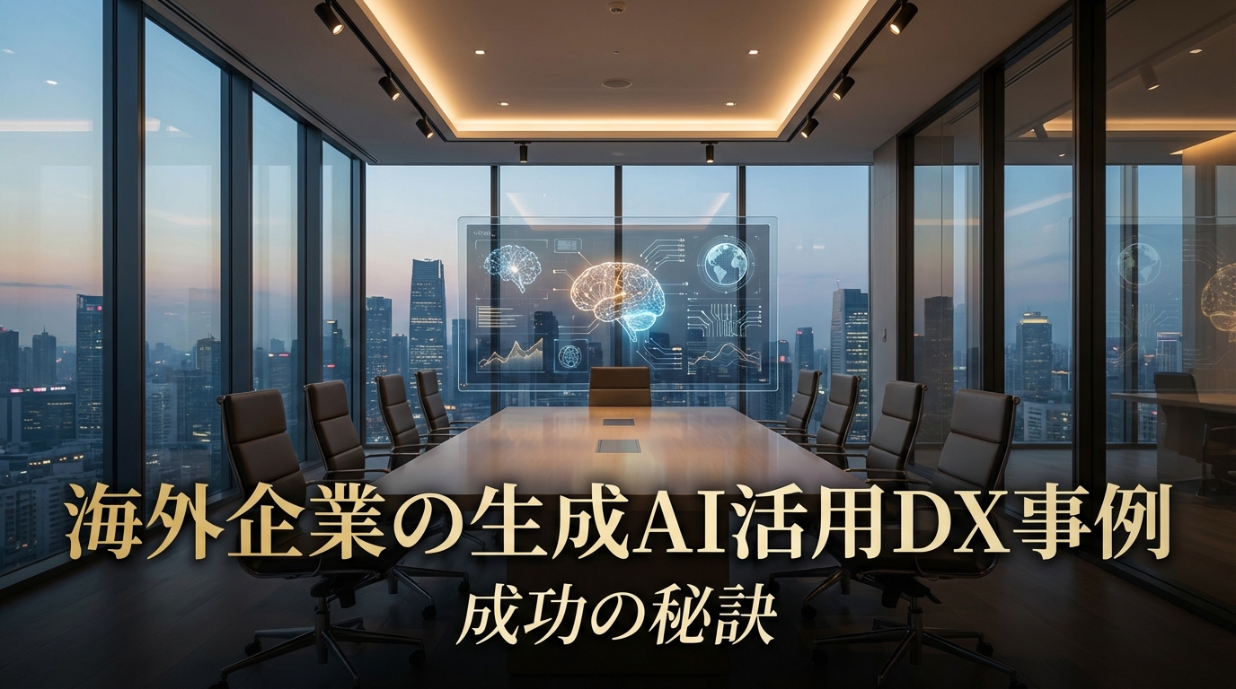 海外企業の生成AI活用DX事例と成功の秘訣