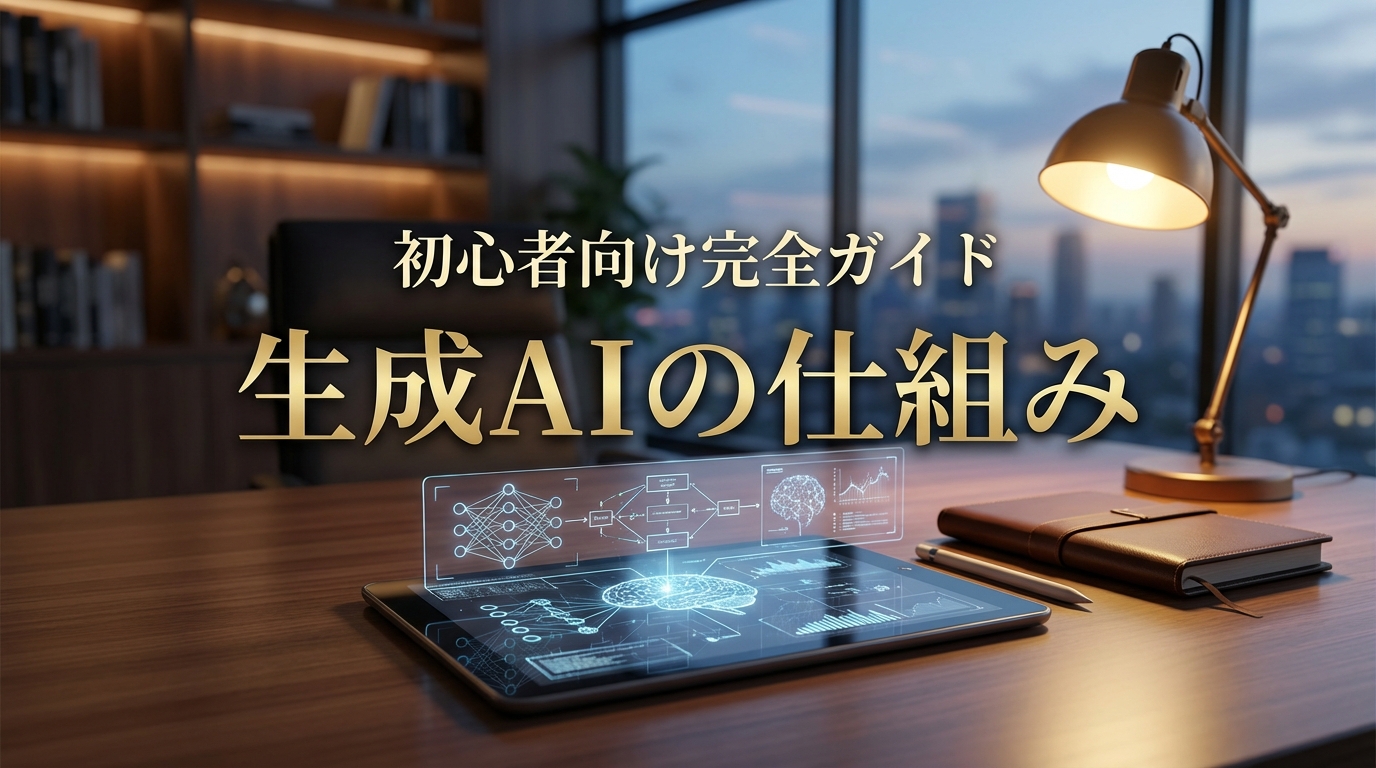 生成AIの仕組みを図解で理解｜初心者向け完全ガイド