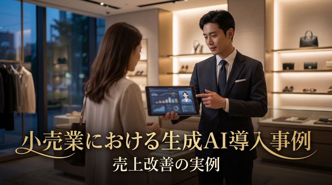 小売業における生成AI導入事例と売上改善の実例