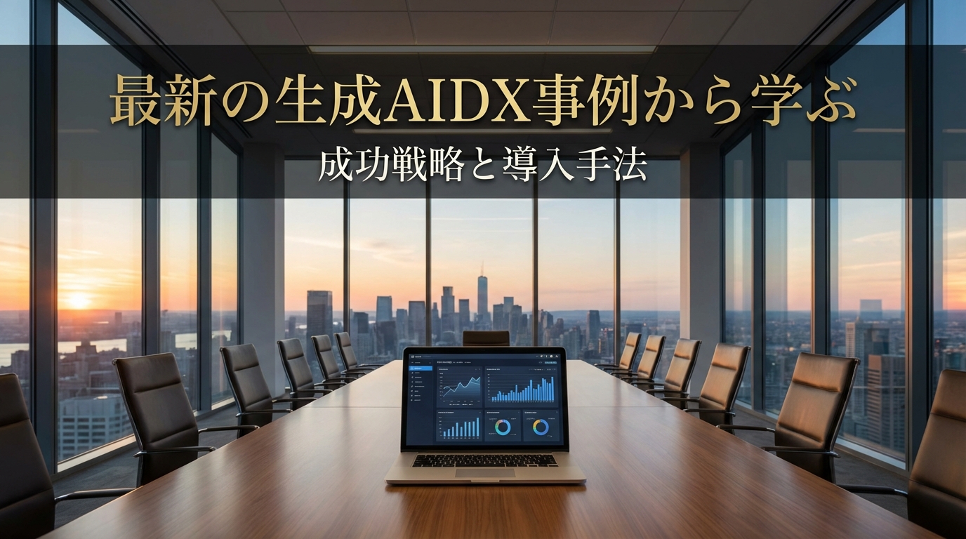 最新の生成AIDX事例から学ぶ成功戦略と導入手法