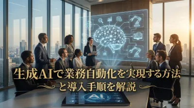 生成AIで業務自動化を実現する方法と導入手順を解説