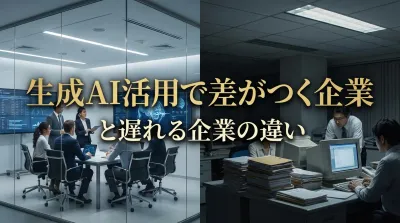生成AI活用で差がつく企業と遅れる企業の違いとは