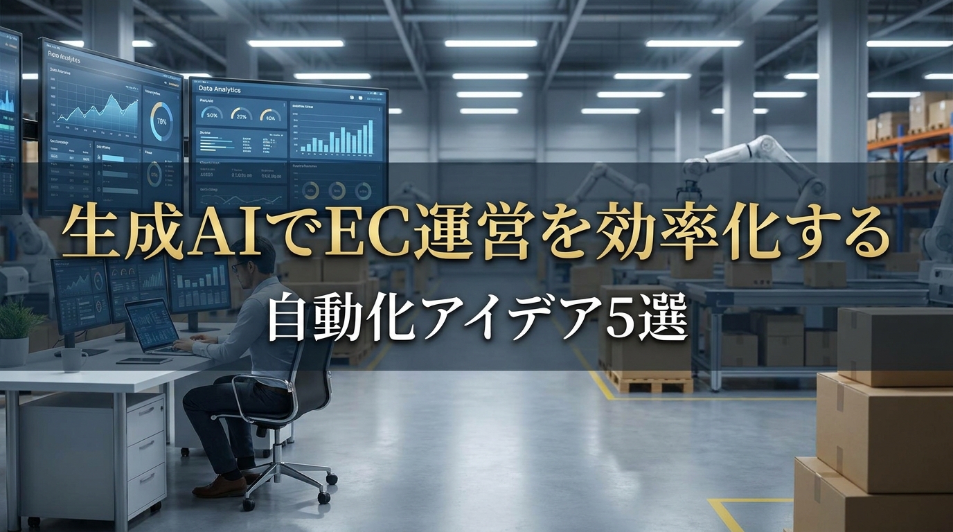 生成AIでEC運営を効率化する自動化アイデア5選