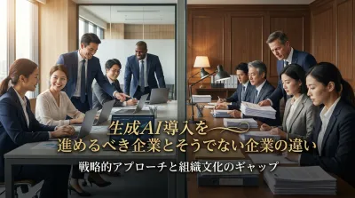 生成AI導入を進めるべき企業とそうでない企業の違い