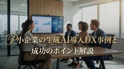 中小企業の生成AI導入DX事例と成功のポイント解説
