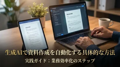 生成AIで資料作成を自動化する具体的な方法