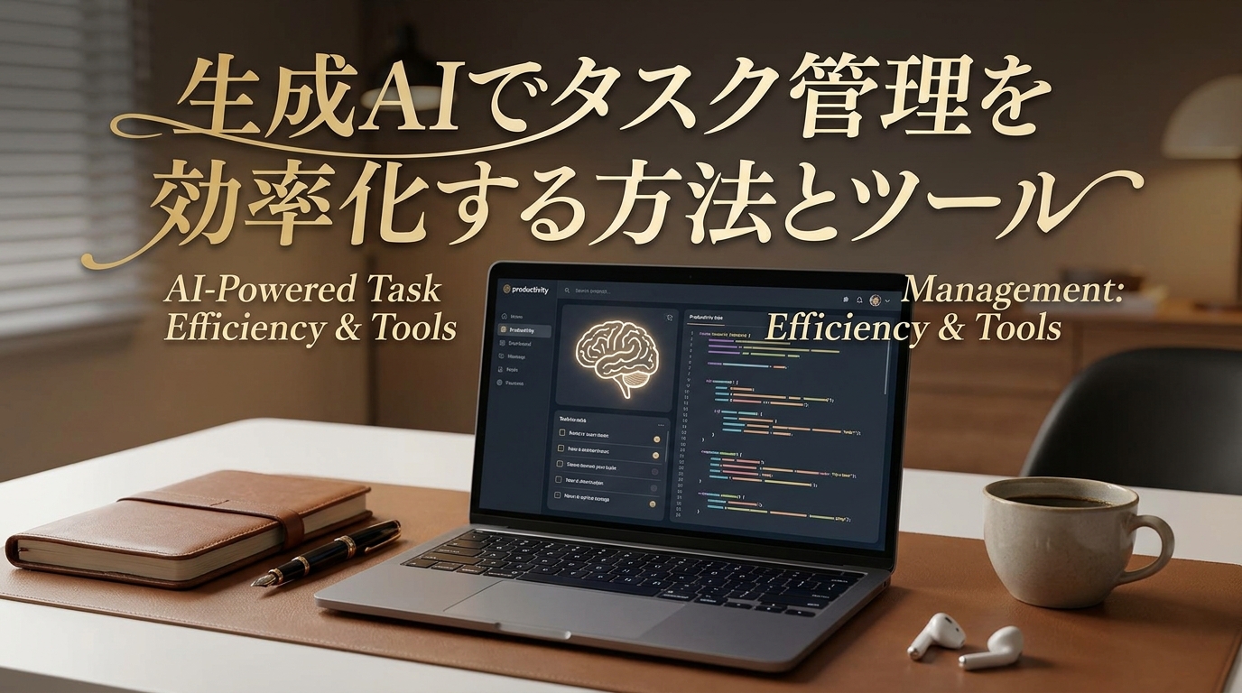 生成AIでタスク管理を効率化する方法とツール
