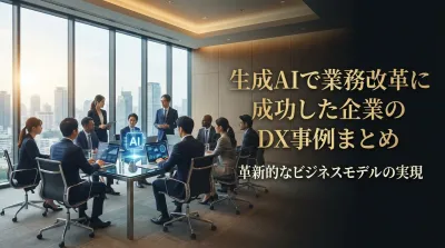 生成AIで業務改革に成功した企業のDX事例まとめ
