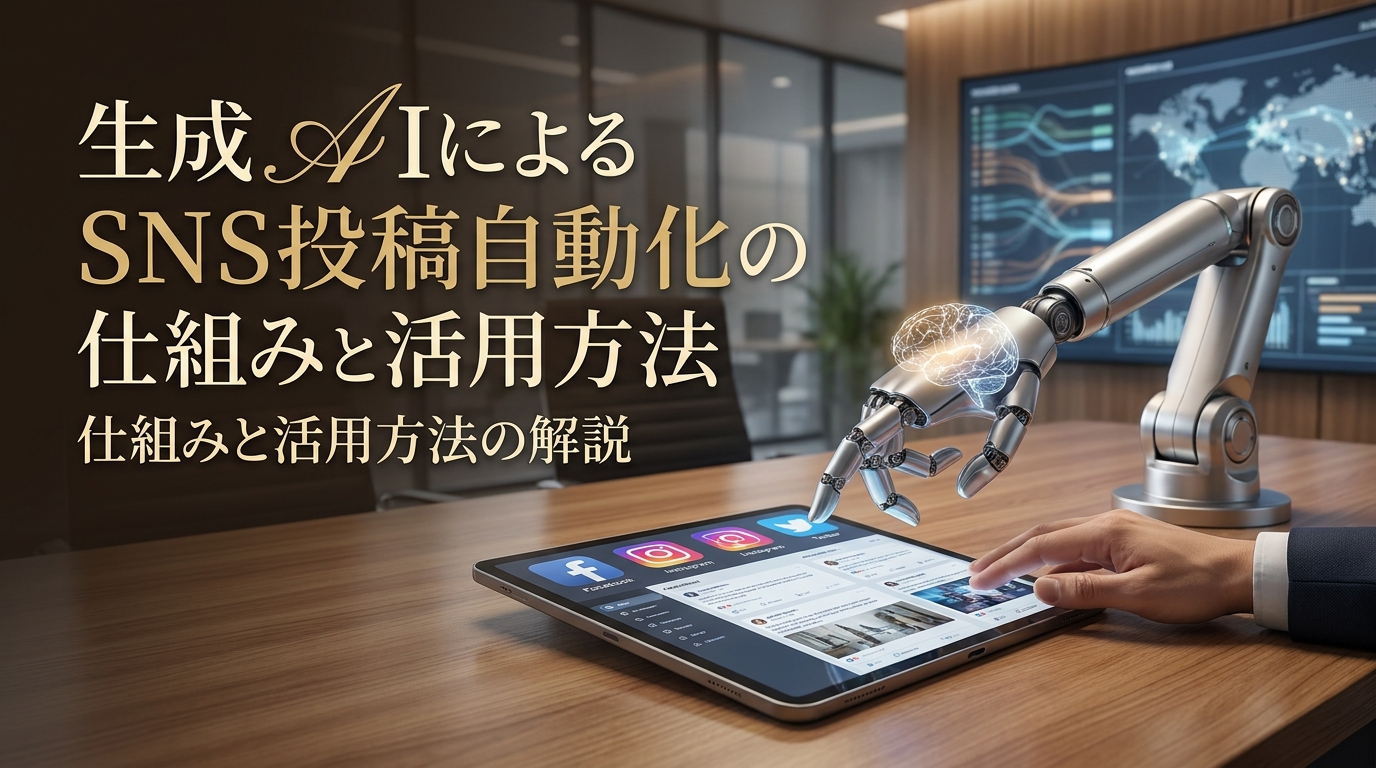 生成AIによるSNS投稿自動化の仕組みと活用方法
