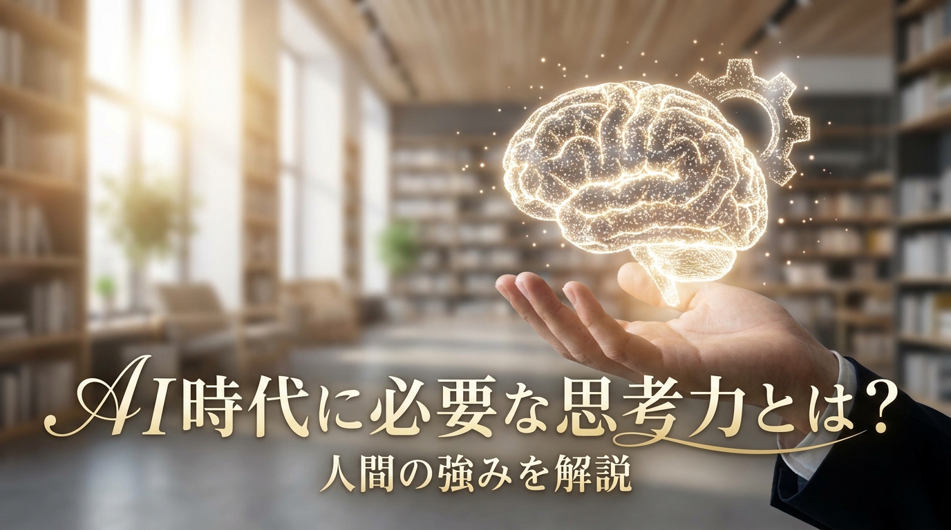 AI時代に必要な思考力とは？人間の強みを解説