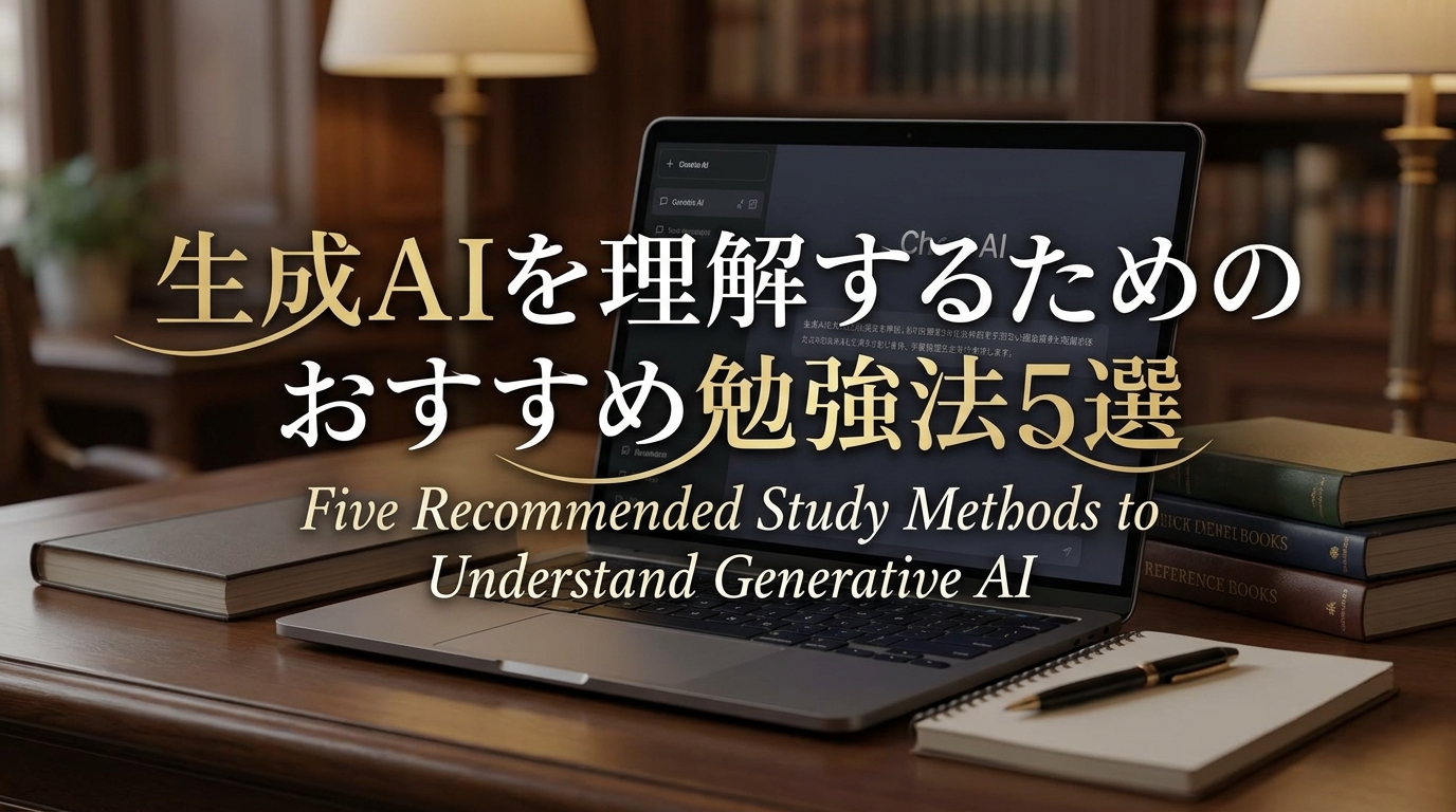 生成AIを理解するためのおすすめ勉強法5選