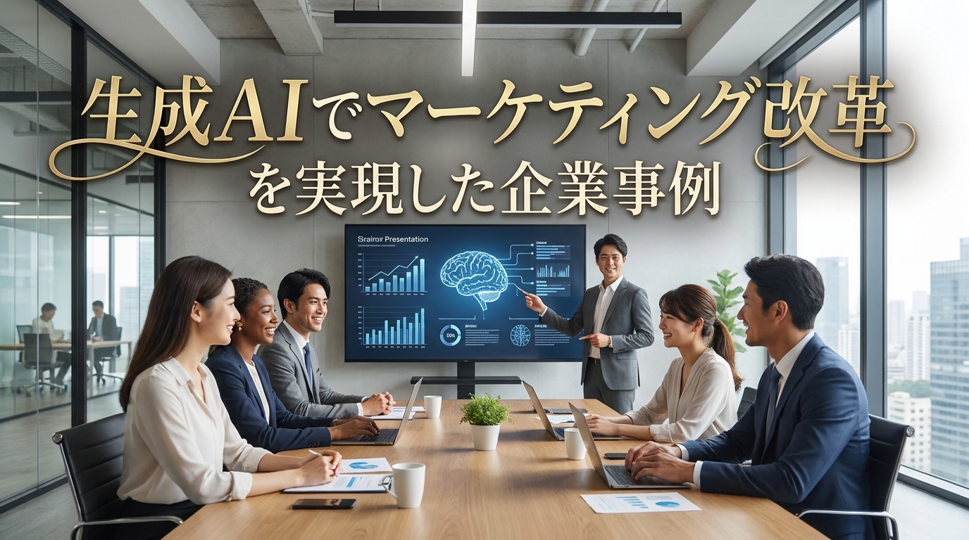 生成AIでマーケティング改革を実現した企業事例