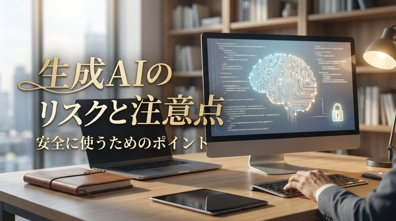 生成AIのリスクと注意点|安全に使うためのポイント