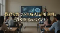 教育分野での生成AI活用事例とDX推進のポイント