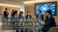 生成AIで顧客対応を改善した企業の実践事例