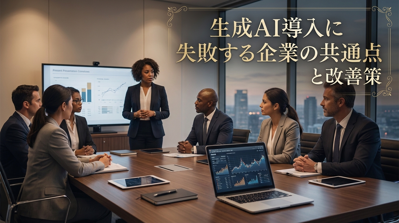 生成AI導入に失敗する企業の共通点と改善策