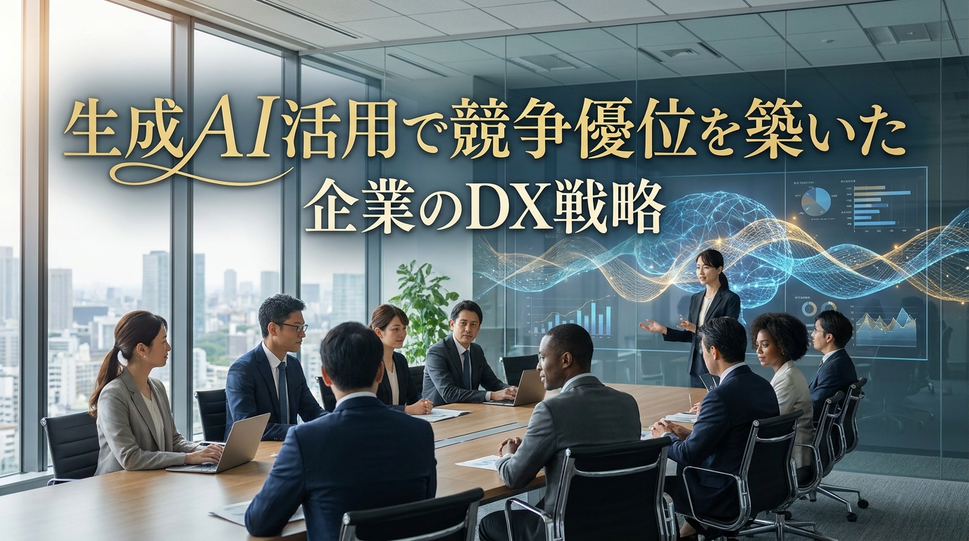 生成AI活用で競争優位を築いた企業のDX戦略