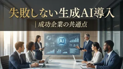 失敗しない生成AI導入｜成功企業の共通点とは