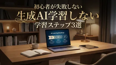 初心者が失敗しない生成AI学習ステップ3選