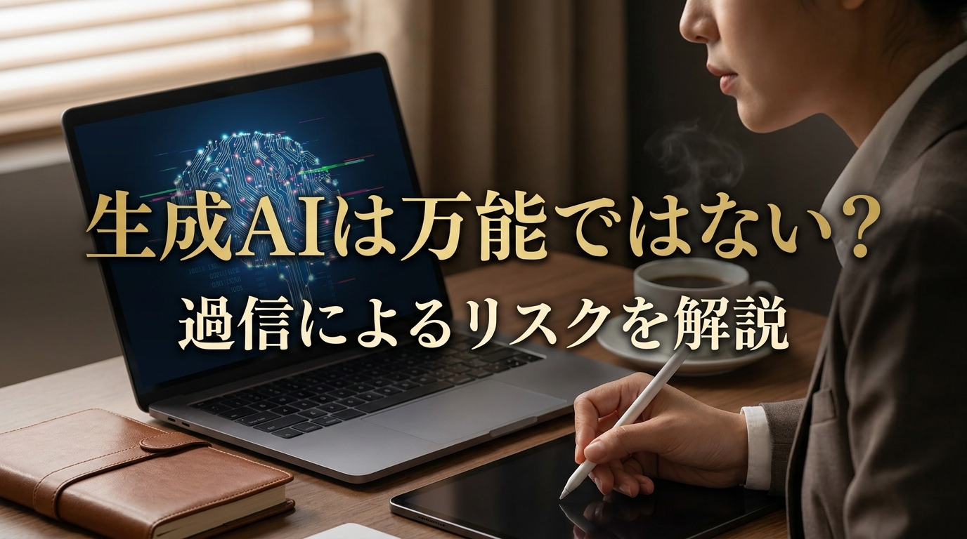生成AIは万能ではない?過信によるリスクを解説