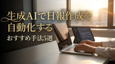 生成AIで日報作成を自動化するおすすめ手法5選