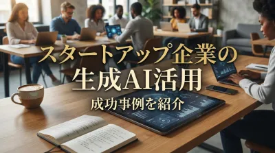 スタートアップ企業の生成AI活用成功事例を紹介