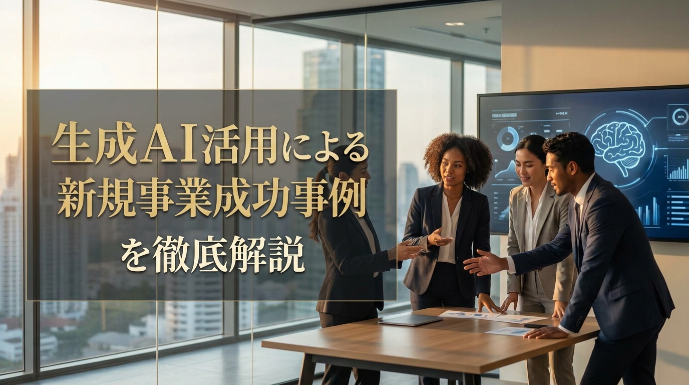 生成AI活用による新規事業成功事例を徹底解説
