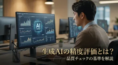 生成AIの精度評価とは？品質チェックの基準を解説