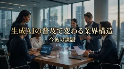 生成AIの普及で変わる業界構造と今後の課題
