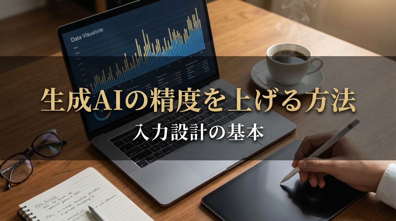 生成AIの精度を上げる方法|入力設計の基本とは
