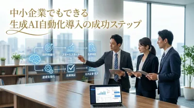 中小企業でもできる生成AI自動化導入の成功ステップ