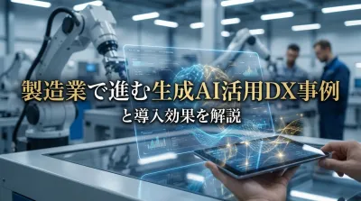 製造業で進む生成AI活用DX事例と導入効果を解説