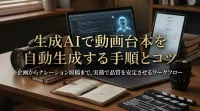 生成AIで動画台本を自動生成する手順とコツ