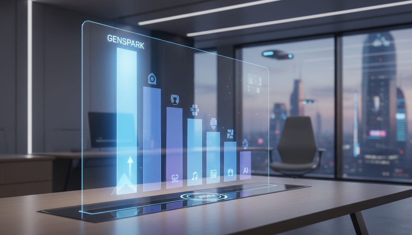 2026年はGensparkが総合1位の評価を獲得