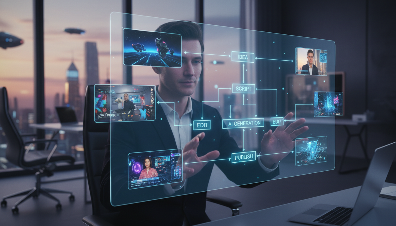 誰でも数分で高品質な動画生成が可能です