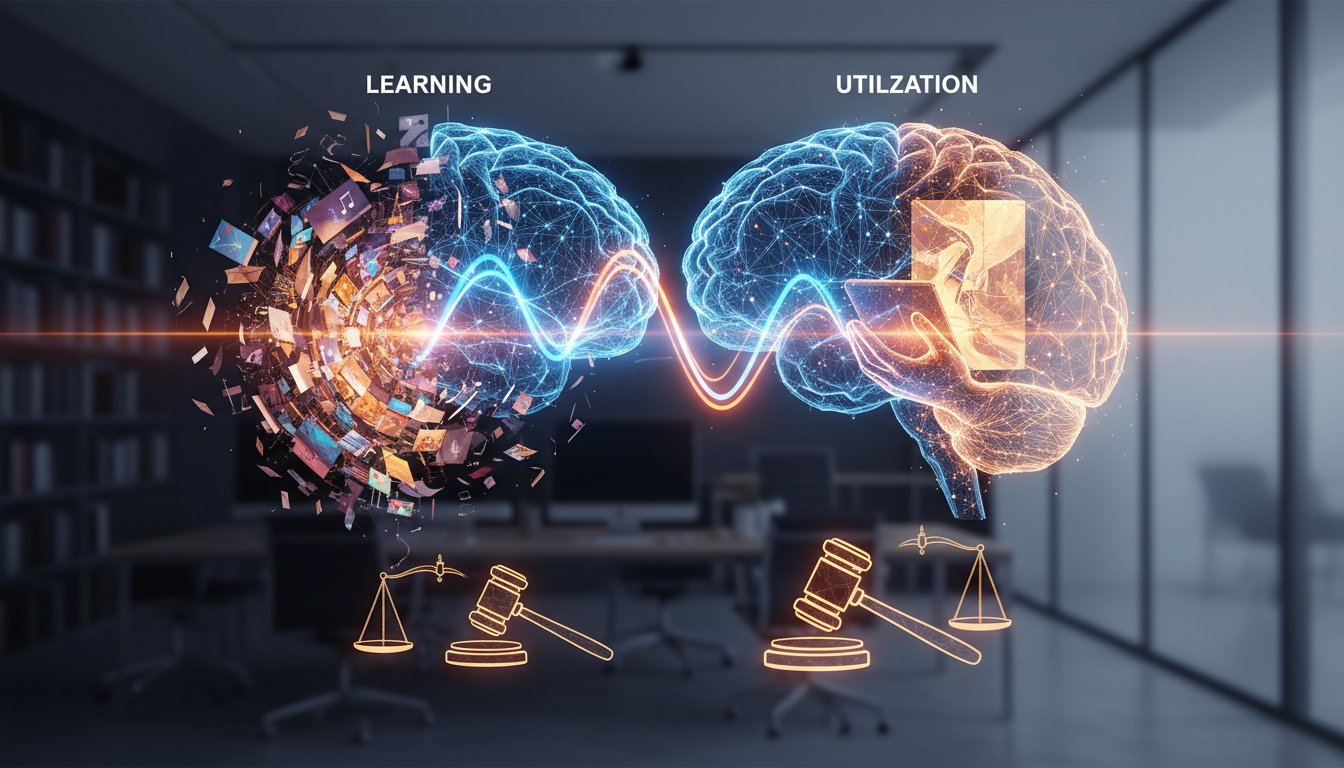 生成AIの著作権問題は「学習」と「利用」で分けて考えるのが要点です