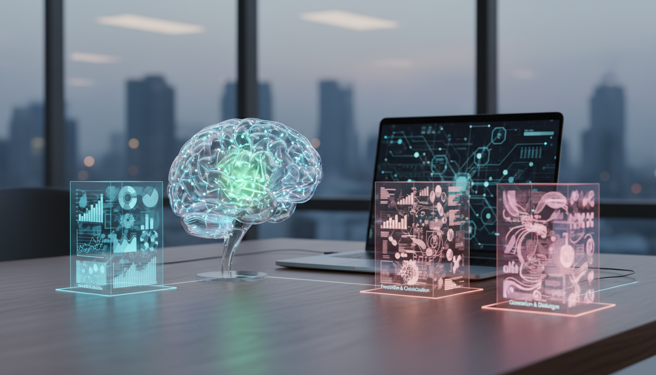 使い分けは「予測・分類」か「生成・対話」かで考えるのが基本です