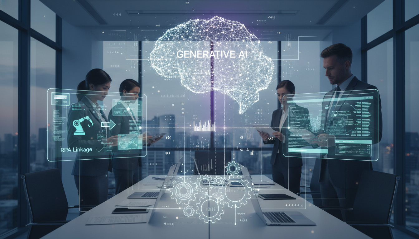 業務別に見る生成AI自動化の具体例（RPA連携・AI-OCR含む）